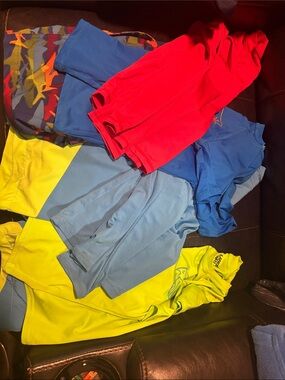 Two size 6 lands end swim outfits